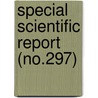 Special Scientific Report (No.297) door Wildlife Service