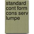 Standard Cont Form Cons Serv Lumpe