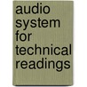 Audio System for Technical Readings by T.V. Raman