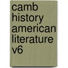 Camb History American Literature V6 door Sacvan Bercovitch