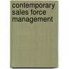 Contemporary Sales Force Management door William Winston