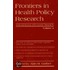 Frontiers In Health Policy Research