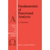 Fundamentals of Functional Analysis door Semen Samsonovich Kutateladze