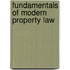 Fundamentals of Modern Property Law