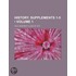 History. Supplements 1-5 (Volume 1)
