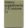 History. Supplements 1-5 (Volume 1) door Yale University Class Of