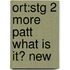 Ort:stg 2 More Patt What Is It? New