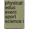 Physical Educ Exerc Sport Science I door William H. Freeman