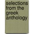 Selections From The Greek Anthology