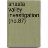 Shasta Valley Investigation (No.87) door California. Dept. Of Water Resources