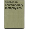 Studies In Contemporary Metaphysics door Reinhold Friedrich Alfred Hoernle