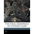 The Final Memorials Of Charles Lamb
