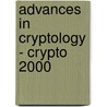 Advances in Cryptology - Crypto 2000 door Mirhir Bellare