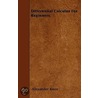Differential Calculus For Beginners. door Alexander Knox