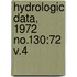 Hydrologic Data, 1972  No.130:72 V.4