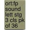 Ort:fp Sound Lett Stg 3 Cls Pk Of 36 by Roderick Hunt