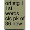 Ort:stg 1 1st Words Cls Pk Of 36 New door Thelma Page