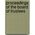 Proceedings of the Board of Trustees