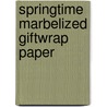 Springtime Marbelized Giftwrap Paper door Lauren Clark