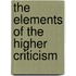 The Elements Of The Higher Criticism