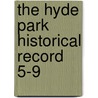 The Hyde Park Historical Record  5-9 door Hyde Park Historical Society