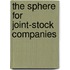The Sphere For Joint-Stock Companies