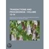 Transactions and Proceedings (13-14) by American Philological Association