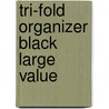 Tri-Fold Organizer Black Large Value door Zondervan Publishing