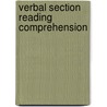 Verbal Section Reading Comprehension by Punit Raja Surya Chandra
