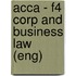 Acca - F4 Corp And Business Law (Eng)