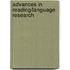 Advances in Reading/Language Research