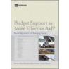 Budget Support as More Effective Aid? door Stefan Koeberle