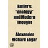 Butler's "Analogy" And Modern Thought