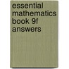 Essential Mathematics Book 9f Answers by Michael White
