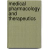 Medical Pharmacology And Therapeutics door Keith Hillier