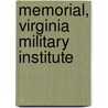 Memorial, Virginia Military Institute door Unknown Author