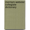 Merriam-webster Collegiate Dictionary door Onbekend