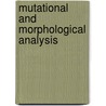 Mutational And Morphological Analysis by Jean-Pierre Aubin