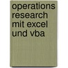 Operations Research Mit Excel Und Vba door Christoph Wille