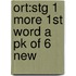 Ort:stg 1 More 1st Word A Pk Of 6 New