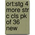 Ort:stg 4 More Str C Cls Pk Of 36 New