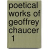 Poetical Works Of Geoffrey Chaucer  1 door Geoffrey Chaucer