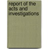 Report Of The Acts And Investigations door Agricultural Commission of Ohio