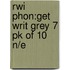 Rwi Phon:get Writ Grey 7 Pk Of 10 N/e
