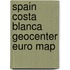 Spain Costa Blanca Geocenter Euro Map