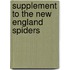 Supplement to the New England Spiders