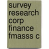 Survey Research Corp Finance Fmasss C door J. Clay Singleton