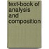 Text-Book Of Analysis And Composition