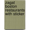Zagat Boston Restaurants with Sticker door Zagat Survey