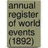 Annual Register Of World Events (1892)